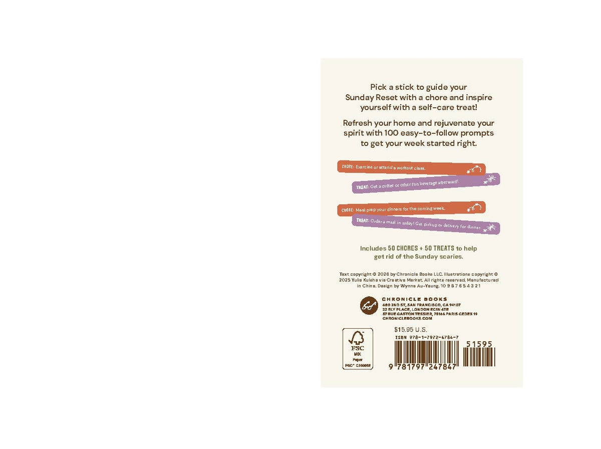 The Sunday Reset self-care sticks spread out - PABOOM