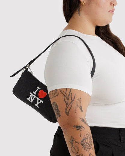 BAGGU Nylon Pochette - I Love NY