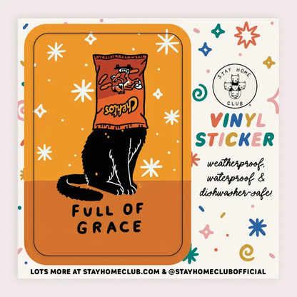 Full Of Grace Vinyl Sticker