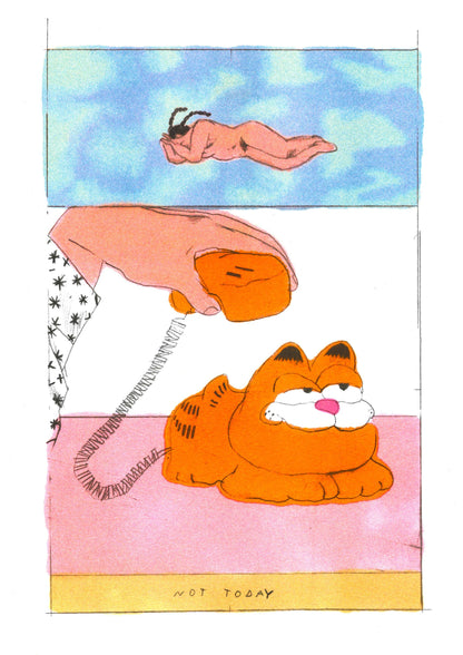 Garfield - Melek Zertal A3 Poster