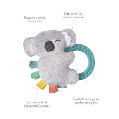 Ritzy Rattle Pal™ Plush Rattle Pal With Teether - Sloth