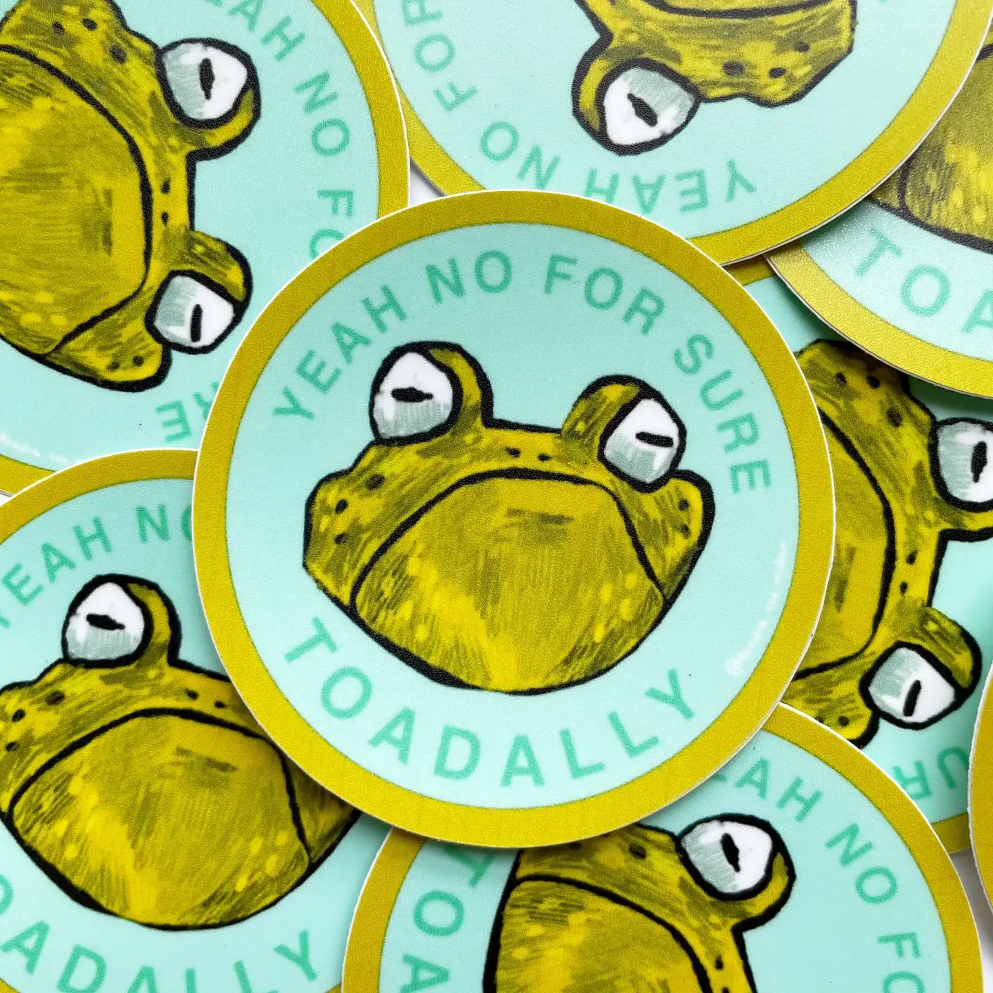 Yeah No Sure Toadally Sticker