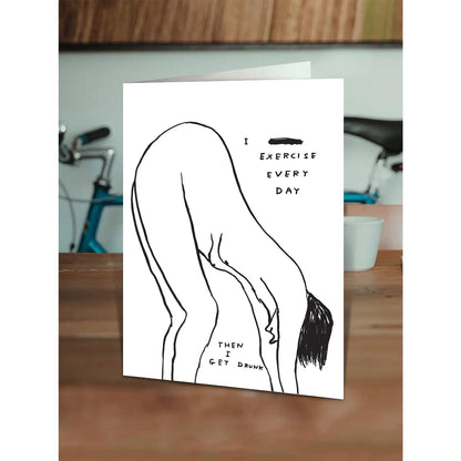 Exercise Every Day Card