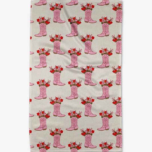 Cowgirl Boots Tea Towel