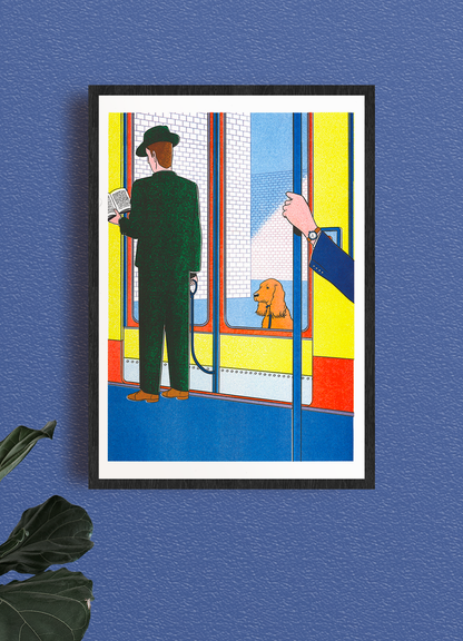 The Subway - Simon Bailly A3 Poster