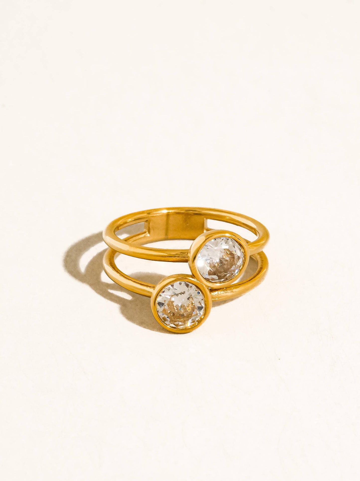 Hollis Double CZ Ring