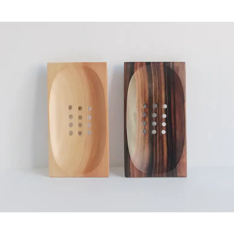 Sora Rectangle Soap Dish Rosewood - PABOOM