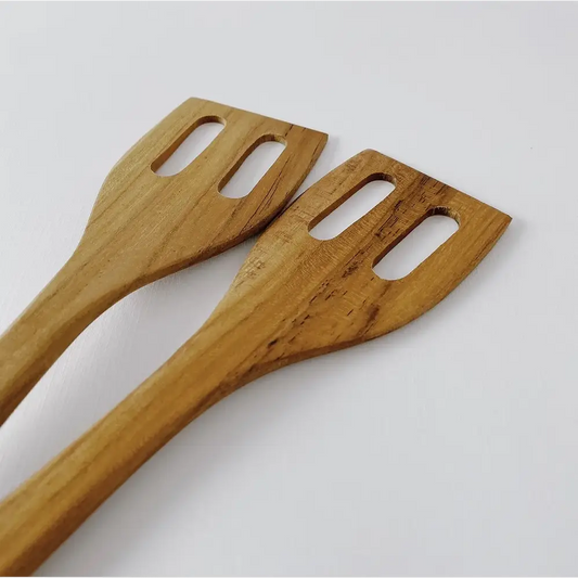 Supa Slotted Teakwood Spatula - PABOOM