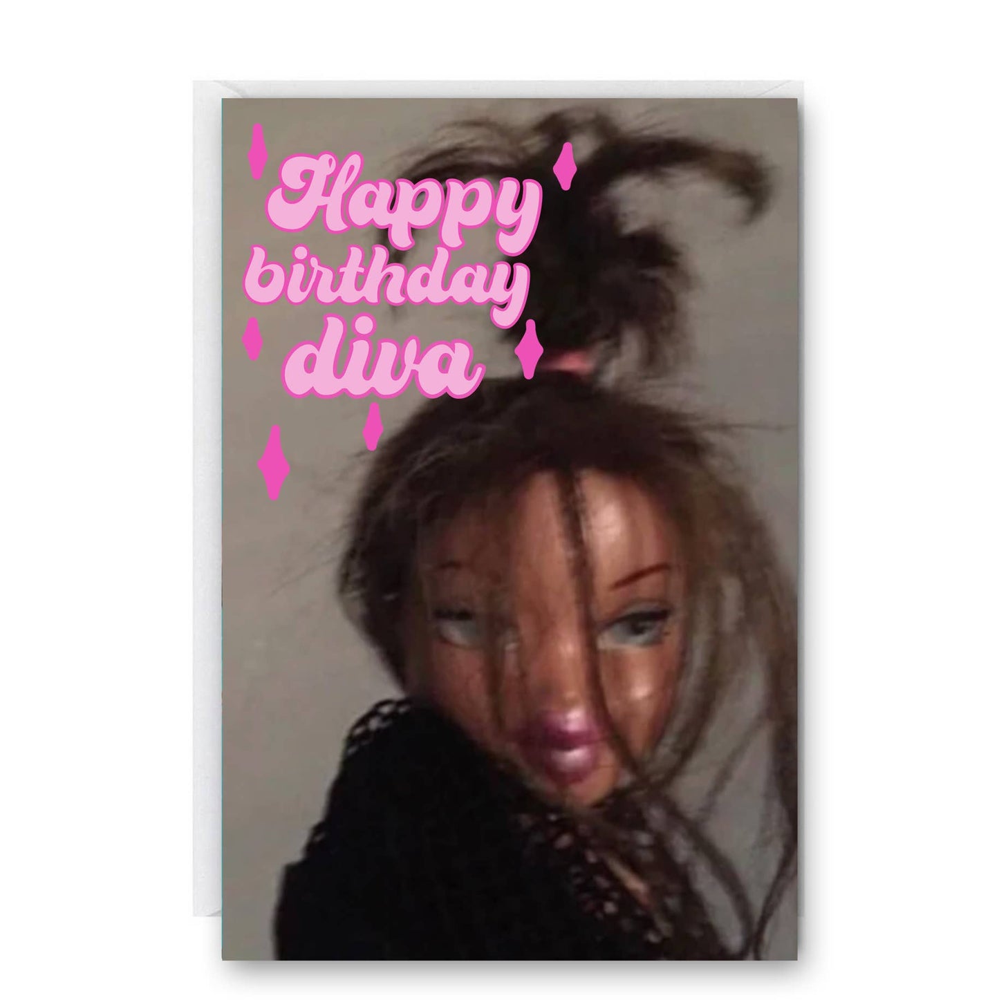Happy Birthday Diva Greeting Card