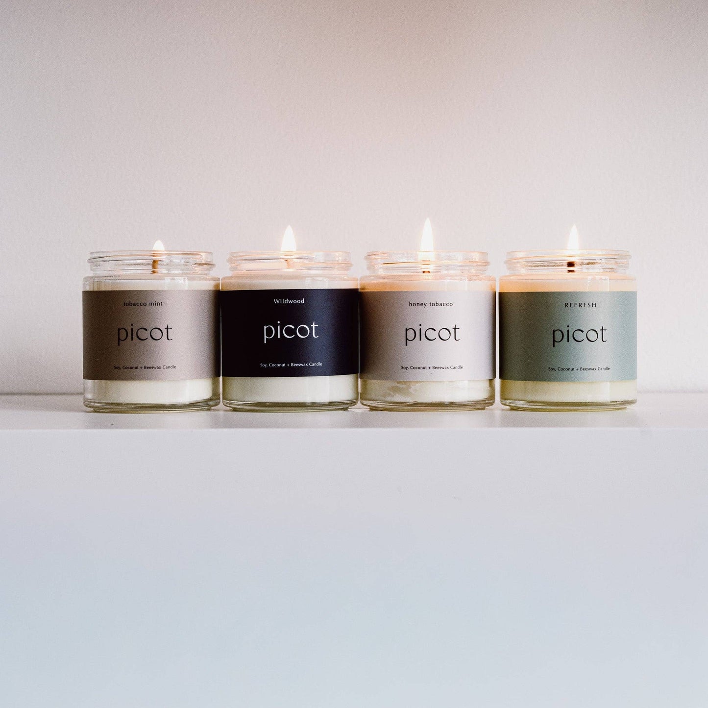 Picot 4oz Candle - Honey Tobacco
