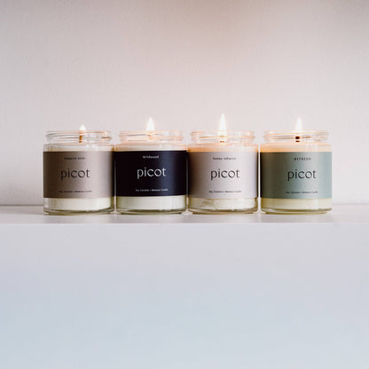 Picot 4oz Candle - Honey Tobacco