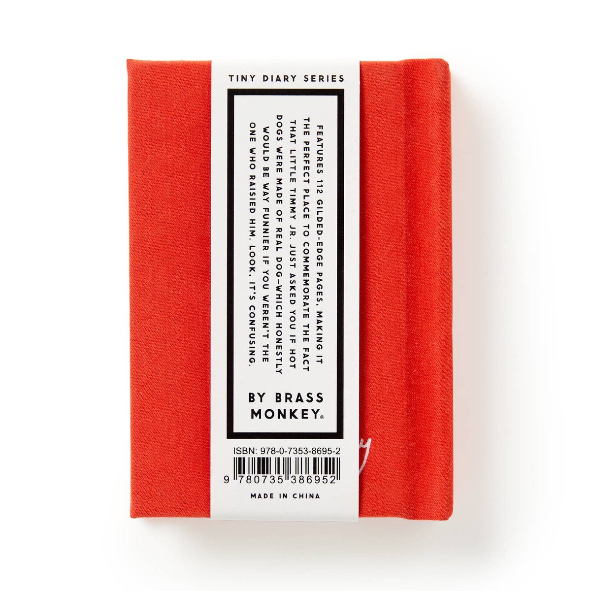 Dumb Things My Kid Said diary back cover - PABOOM