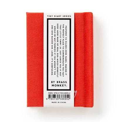 Dumb Things My Kid Said diary back cover - PABOOM