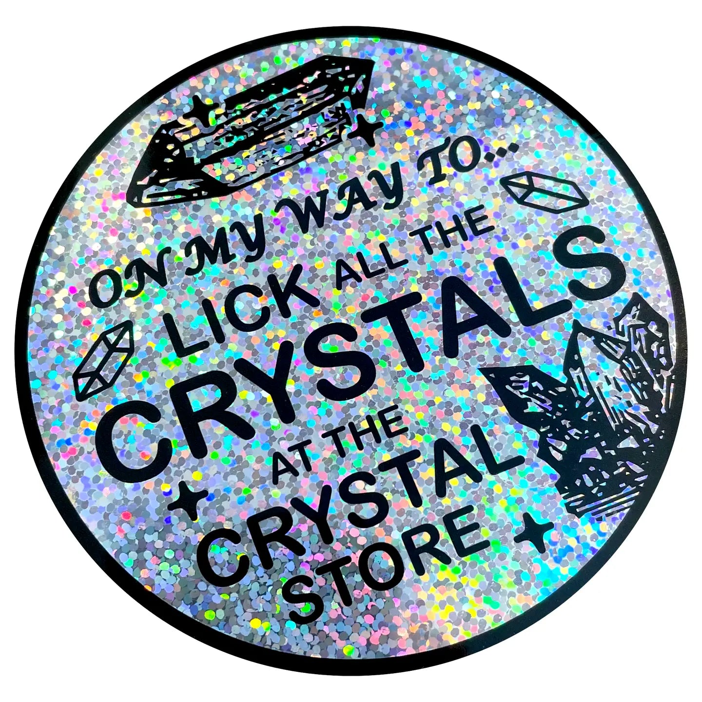 Crystal Licker Sparkle Sticker