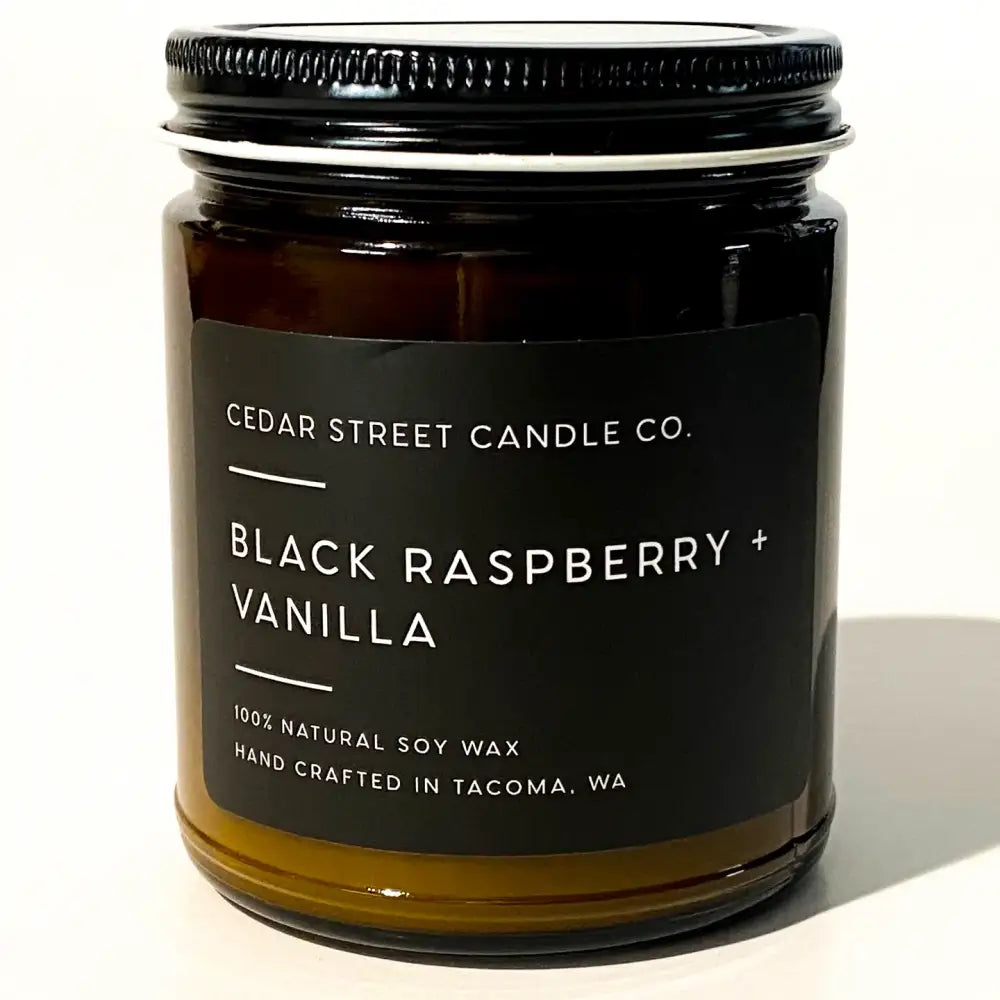 Black Raspberry + Vanilla Soy Candle - PABOOM