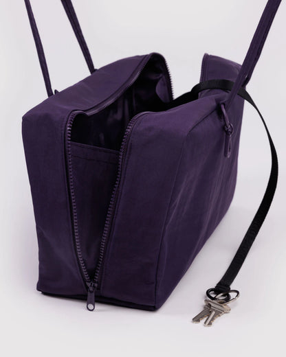 BAGGU Medium Nylon Bowler Bag - Fig