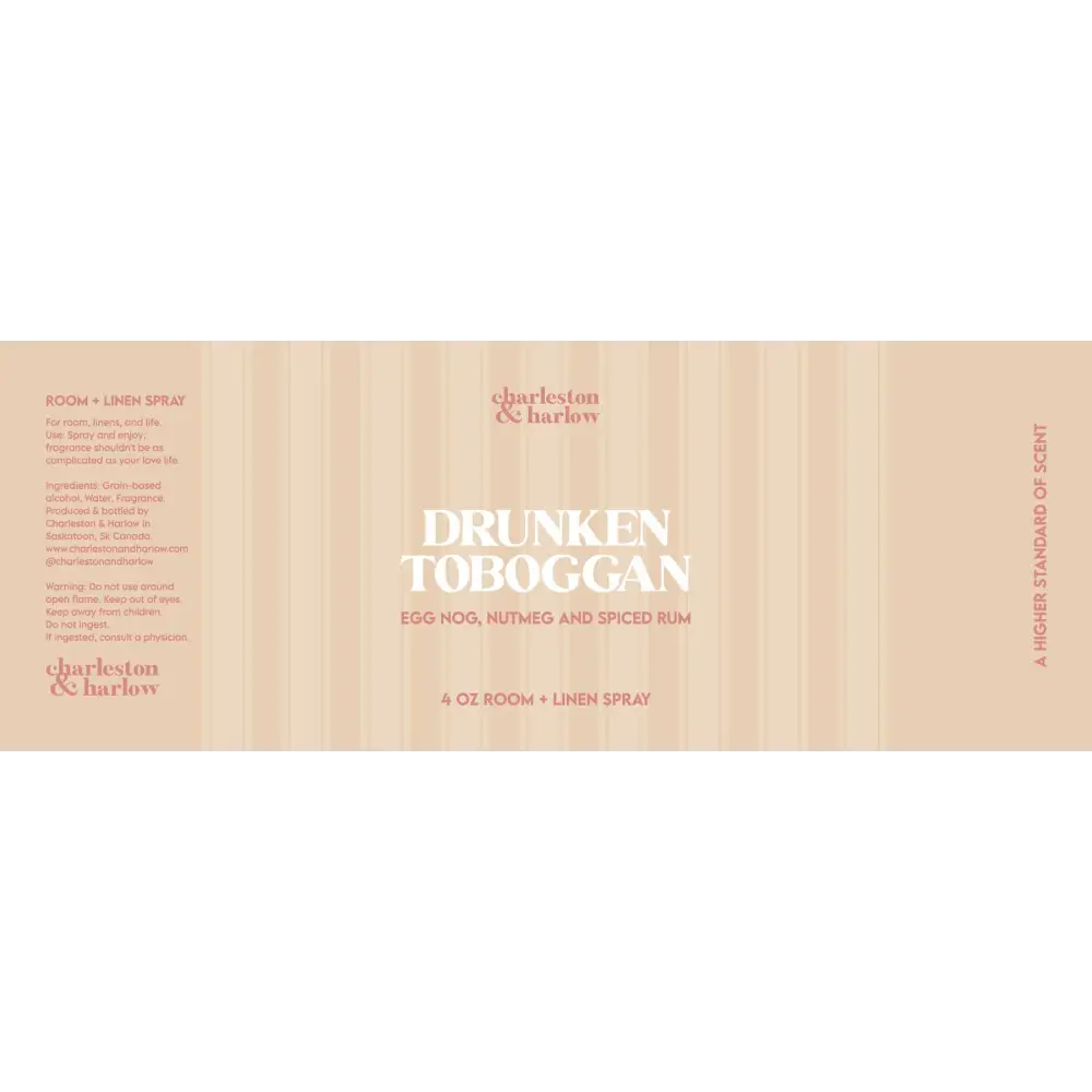 Charleston & Harlow Candle Co. - Drunken Toboggan Room and Linen Spray