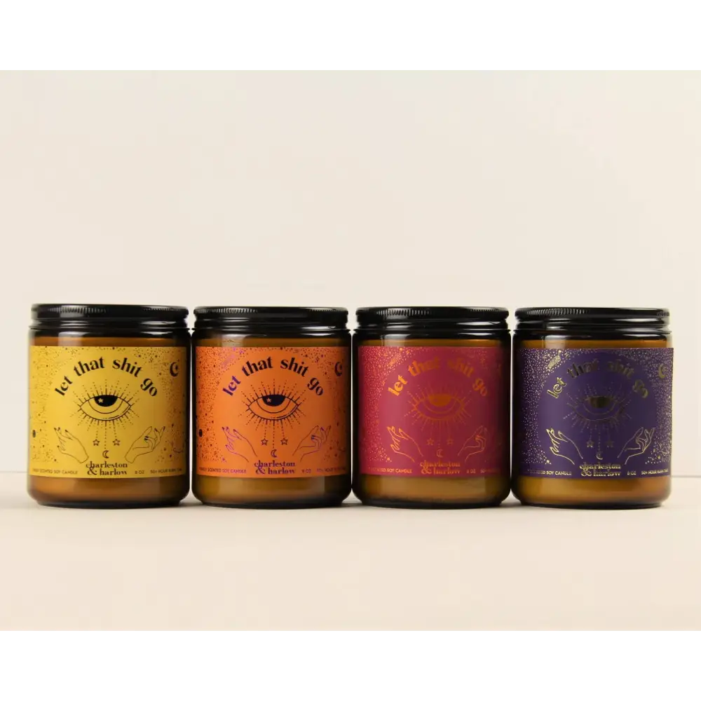 Charleston & Harlow Candle Co. - Let That Shit Go - Blackberry Patchouli Soy Wax