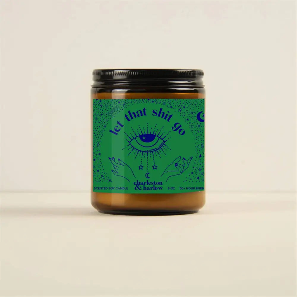 Let That Shit Go Key Lime, Lemon + Sugarcane Candle - PABOOM