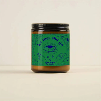 Let That Shit Go Key Lime, Lemon + Sugarcane Candle - PABOOM