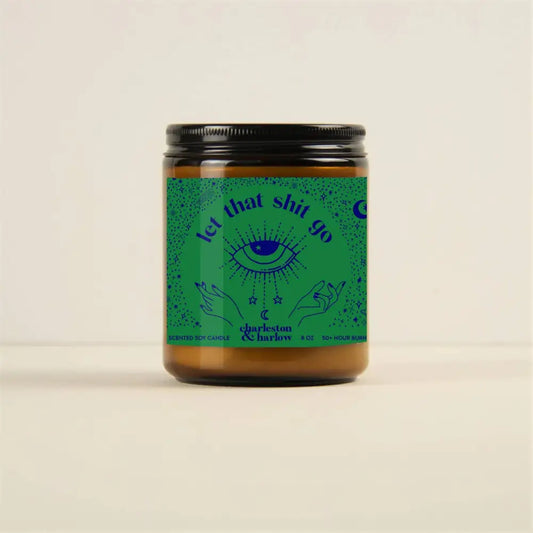 Let That Shit Go Key Lime, Lemon + Sugarcane Candle - PABOOM