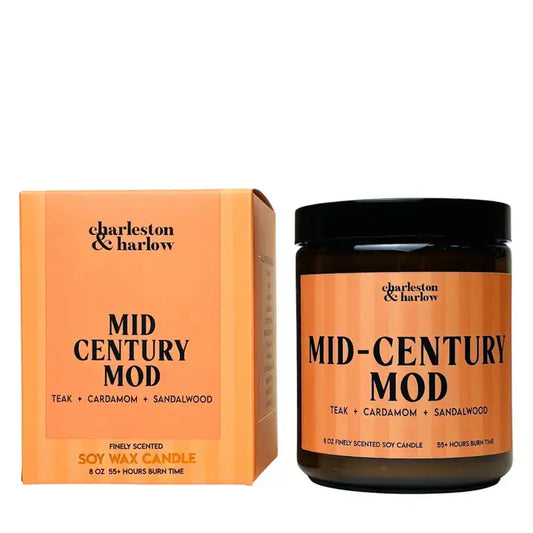Charleston & Harlow Candle Co. - Mid-Century Mod