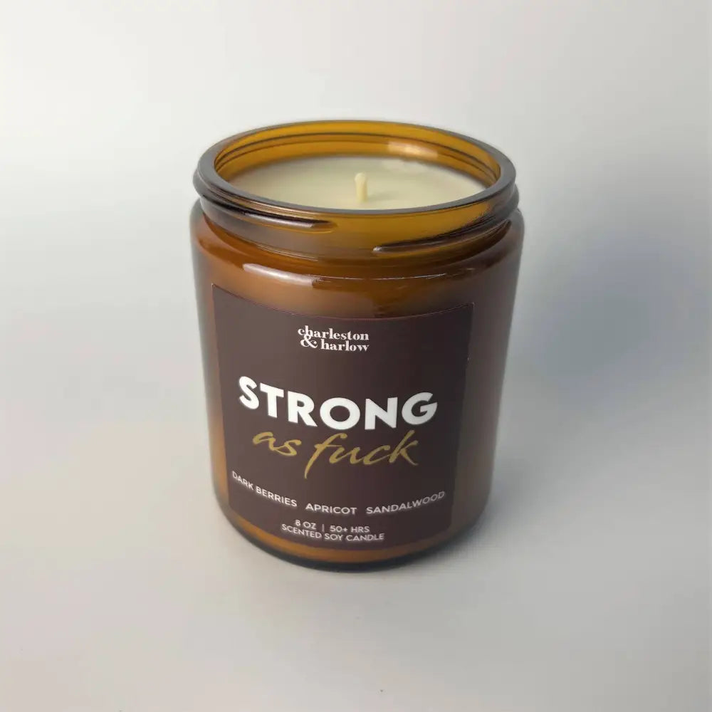 Strong AF Soy Candle - PABOOM