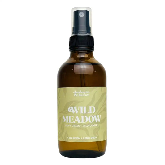 Charleston & Harlow Candle Co. - Wild Meadow - Grass Cucumber Wildflowers - Room Spray