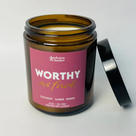 Worthy AF Candle - PABOOM