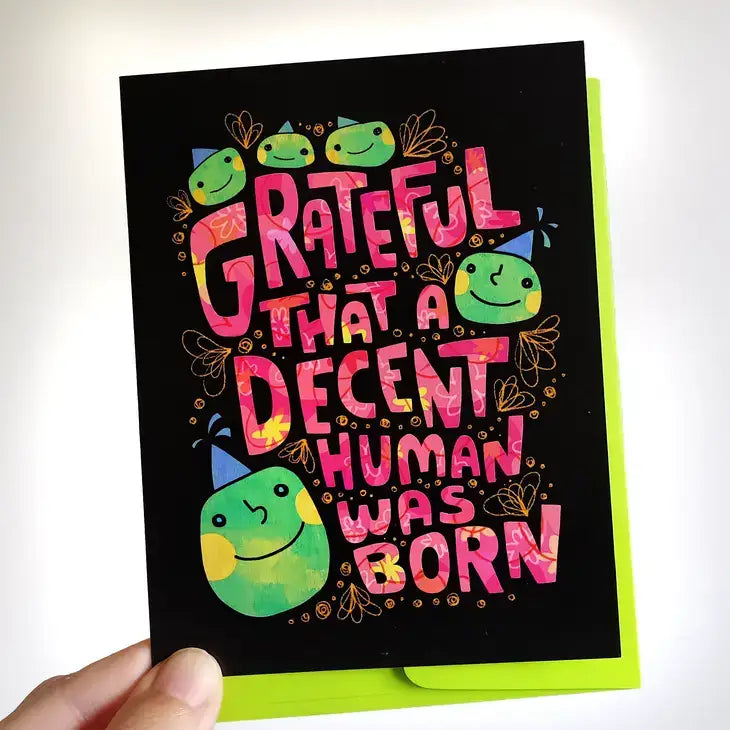 Decent Human Card - PABOOM
