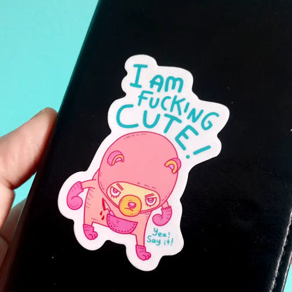 Fucking Cute Sticker - PABOOM