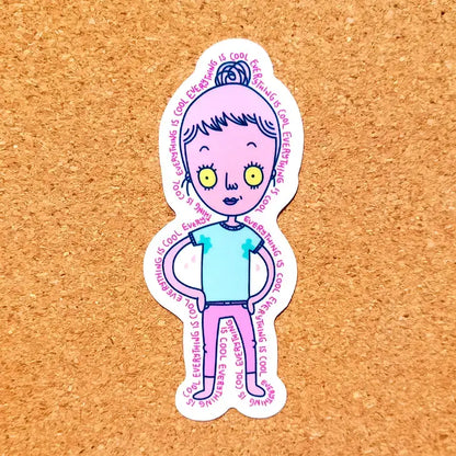 Sweaty Armpits Anxiety Sticker - PABOOM
