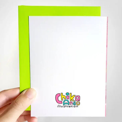 Winter Pattern Christmas Card - PABOOM