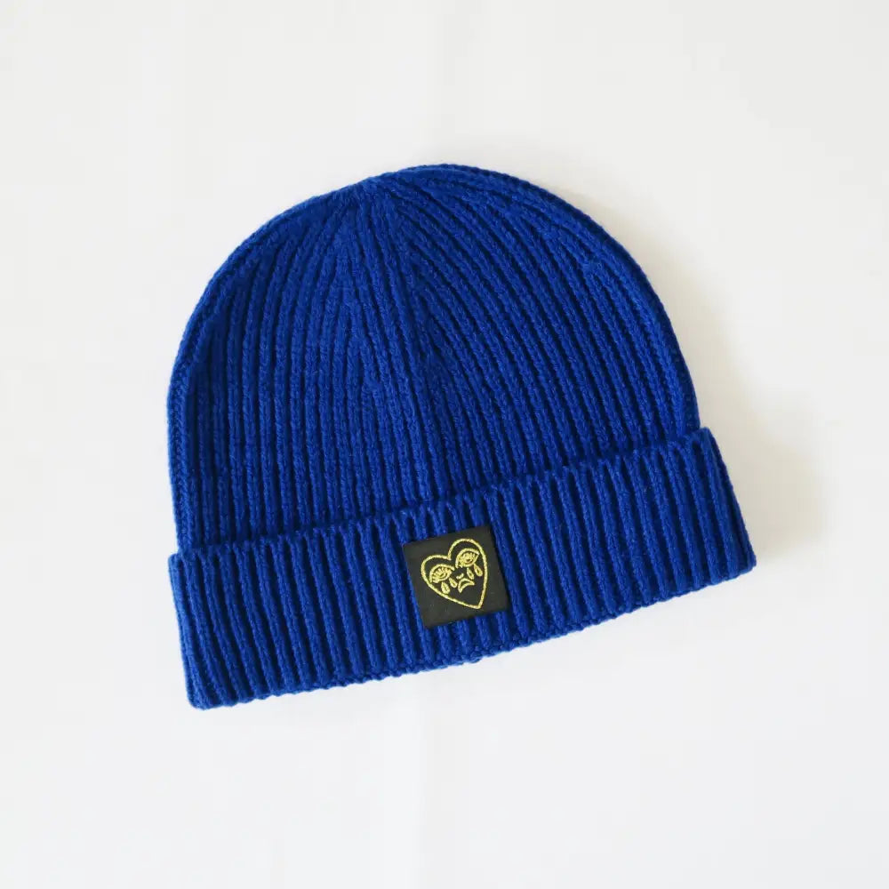 Crying Heart Ribbed Beanie - PABOOM