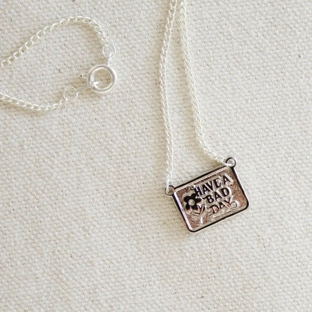 Have A Bad Day Mini Charm Necklace - PABOOM