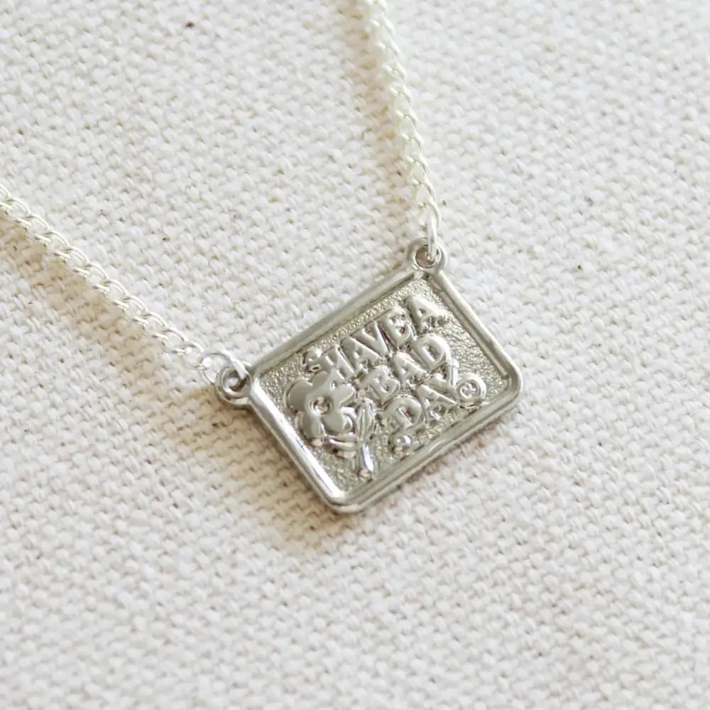 Have A Bad Day Mini Charm Necklace - PABOOM