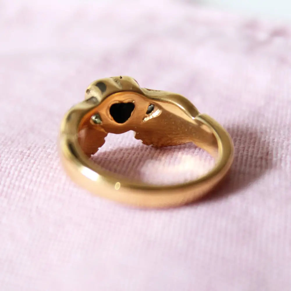 Cousins Collective - Heart In Hands Claddagh Ring - 18K Gold Plated