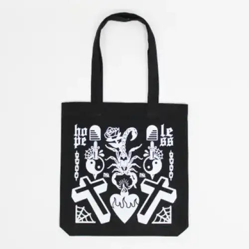 Tattoo Flash Black + White Tote - PABOOM