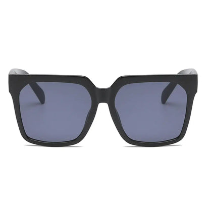 Cramilo Eyewear - Classic Oversized Fashion Square Sunglasses Black / No Packaging