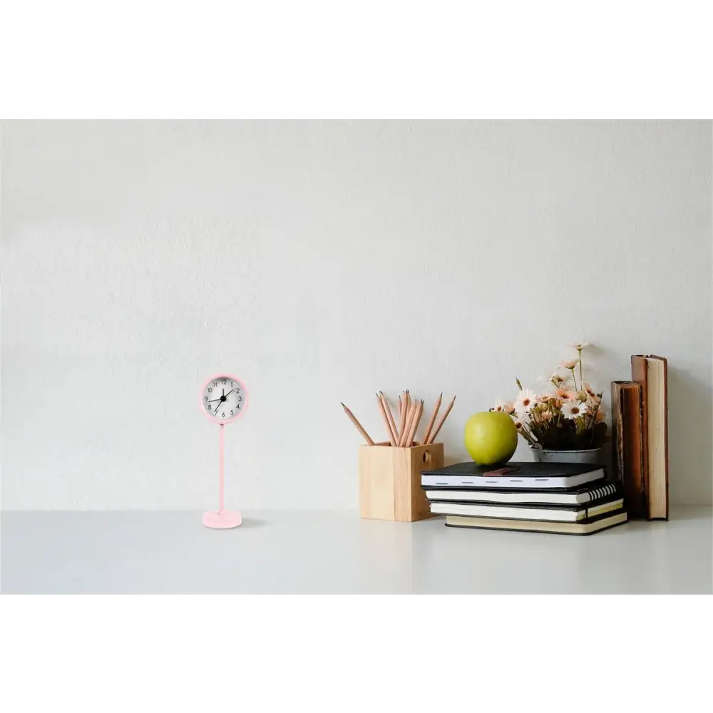 CTG Brands - Alarm Clock On Stand Pink