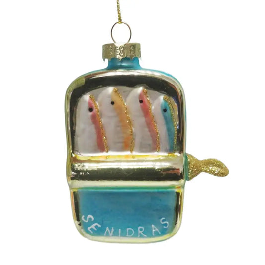 CTG Brands - Canned Sardine Glass Ornament