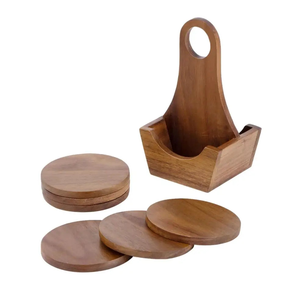 CTG Brands - Coasters Acacia Wood 7pc. Set