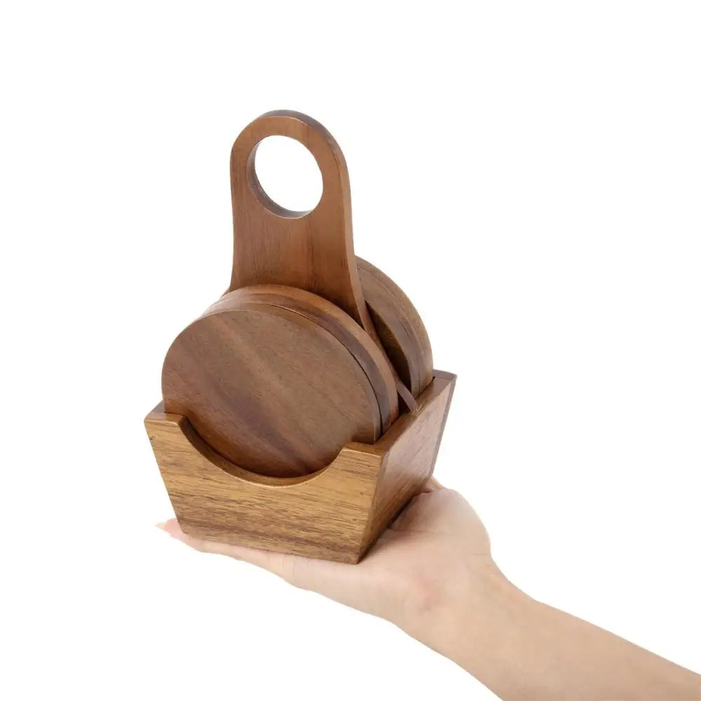 CTG Brands - Coasters Acacia Wood 7pc. Set