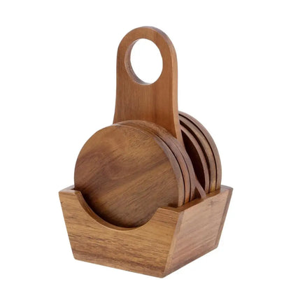 CTG Brands - Coasters Acacia Wood 7pc. Set
