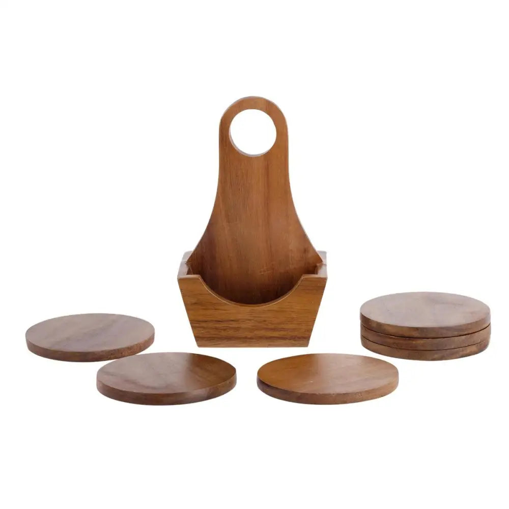 CTG Brands - Coasters Acacia Wood 7pc. Set