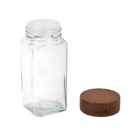 CTG Brands - Glass Spice Shaker W/Acacia Lid 120ml.