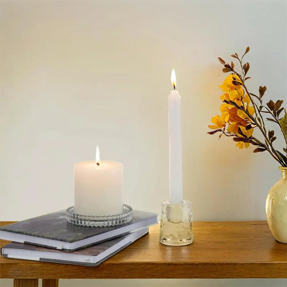 CTG Brands - Glass Taper Candleholder