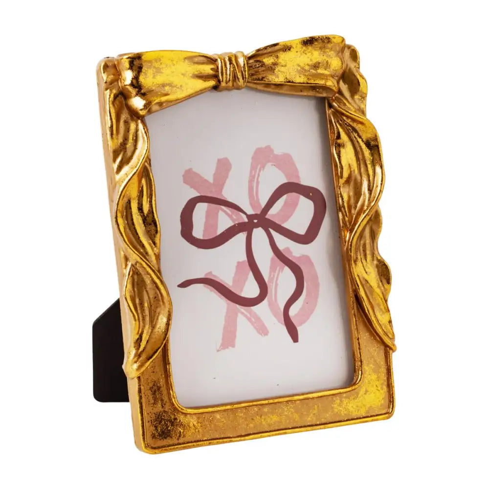 CTG Brands - Gold Bow Picture Frame 4x6’’