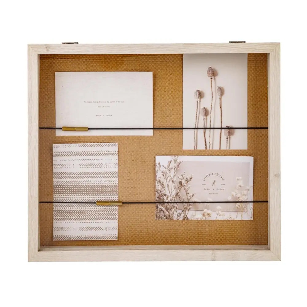 CTG Brands - Lena Shadow Box MDF Collage Frame 12.4x14’’
