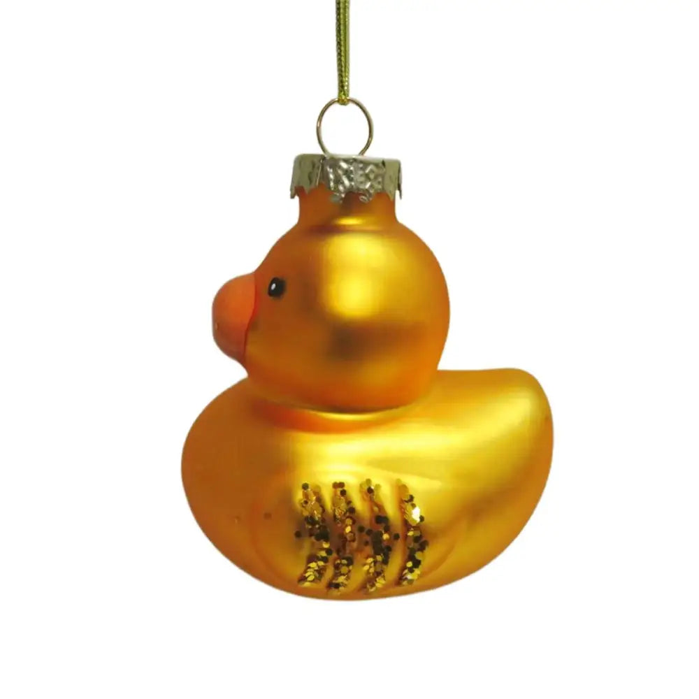 CTG Brands - Little Yellow Duckie Glass Ornament